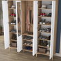 Hanah Home Soporte de Entrada EA157 - 4501 Nogal y Blanco